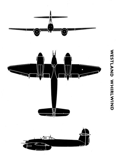 Westland Whirlwind, 1941 by Unbekannt