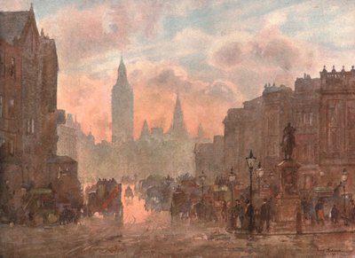 Whitehall from Charing Cross, c1899, c1900 by Unbekannt