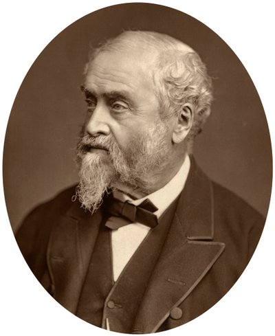 William Harrison Ainsworth, author, 1881 by Unbekannt