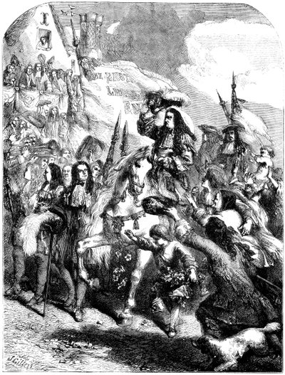 William III entering Exeter by Unbekannt