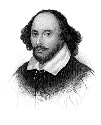 William Shakespeare, English Poet and Playwright, c1850 by Unbekannt