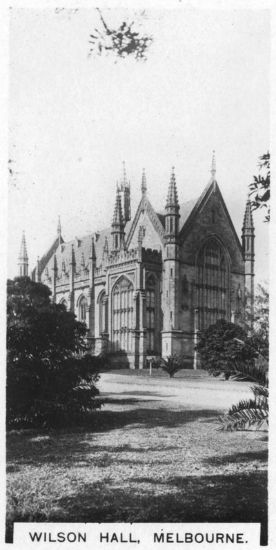 Wilson Hall, Melbourne, Australia, 1928 by Unbekannt