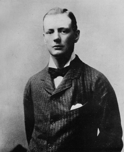 Winston Churchill, c. 1897, 1945 by Unbekannt