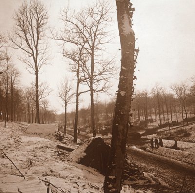 Winter, Genicourt, northern France, c1914-c1918 by Unbekannt