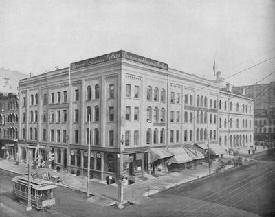 Wisconsin Street and Broadway, Milwaukee, Wisconsin, c1897 by Unbekannt
