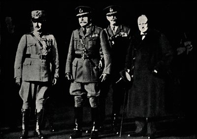 With General Diaz and Field-Marshal Haig by Unbekannt