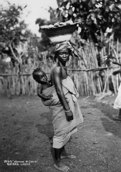 Woman and Child, Sierra Leone by Unbekannt