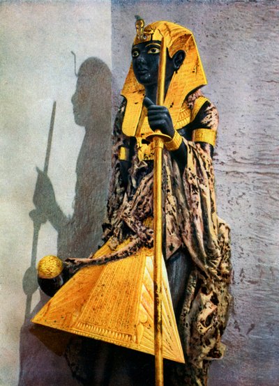Wooden Statue of Tutankhamun, Egypt, 1933-1934 by Unbekannt