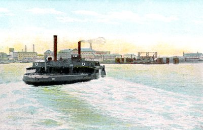Woolwich Free Ferry, London, 20th Century by Unbekannt