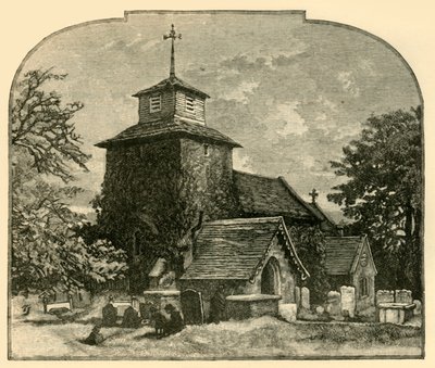 Wooton Church, 1898 by Unbekannt