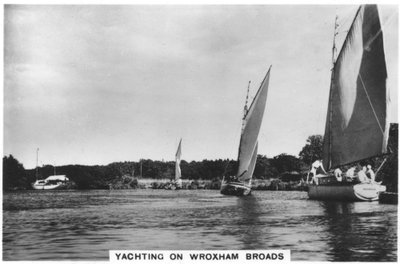 Yachting on Wroxham Broads, 1936 by Unbekannt
