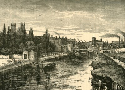 York, from the Ouse by Unbekannt