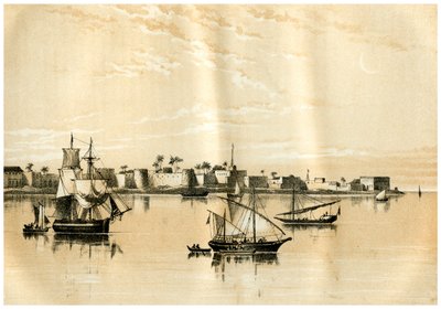 Zanzibar from the Sea, 1883 by Unbekannt