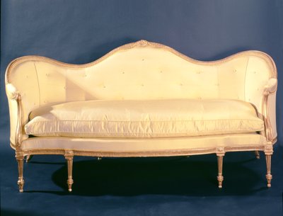 Adam style settee, c.1780 by Unbekannt Unbekannt