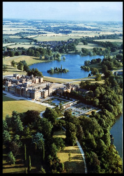 Aerial view of Blenheim Palace, Oxfordshire by Unbekannt Unbekannt