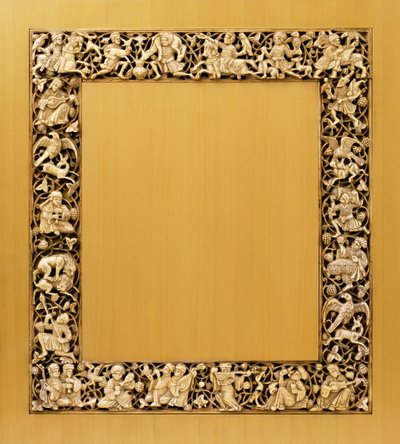 Carved ivory plaque from Fatimid, Egypt by Unbekannt Unbekannt