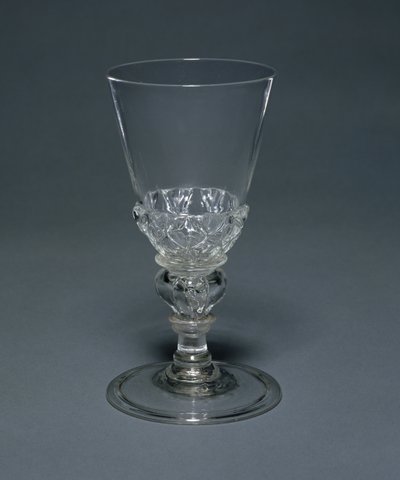 Lead Glass goblet: Facon de Venise, c.1680 by Unbekannt Unbekannt