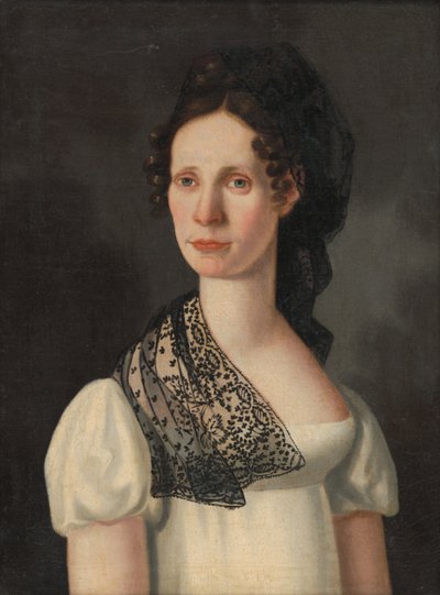 Portrait of Apolónia Kubínyiová by Unbekannt Unbekannt