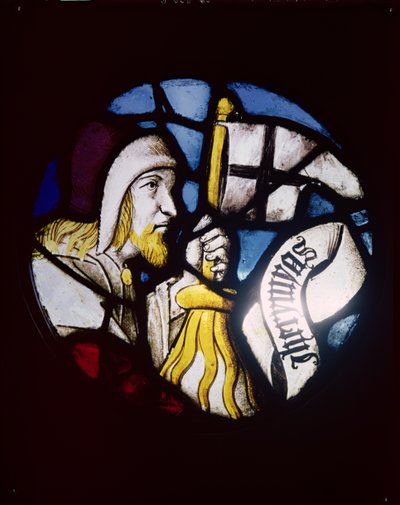 Roundel of the prophet Jeremiah, 15th century by Unbekannt Unbekannt