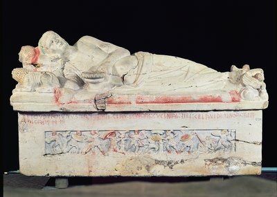 Sarcophagus, Etruscan by Unbekannt Unbekannt