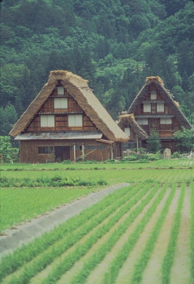 Shirakawa Village, Giju, Japan by Unbekannt Unbekannt