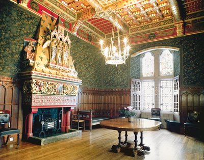 The Dining Room, Cardiff Castle, Wales by Unbekannt Unbekannt