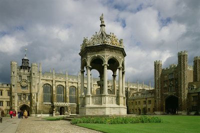 The Great Court, Trinity College, Cambridge by Unbekannt Unbekannt