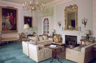 The Music Room, Sledmere House, Yorkshire by Unbekannt Unbekannt