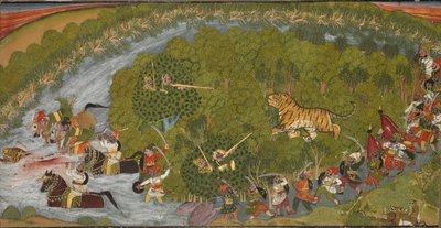 Tiger Hunt by Unbekannt Unbekannt