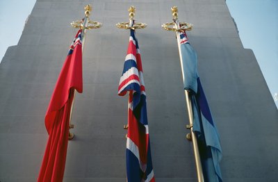 Union Jacks at the Cenotaph, London by Unbekannt Unbekannt