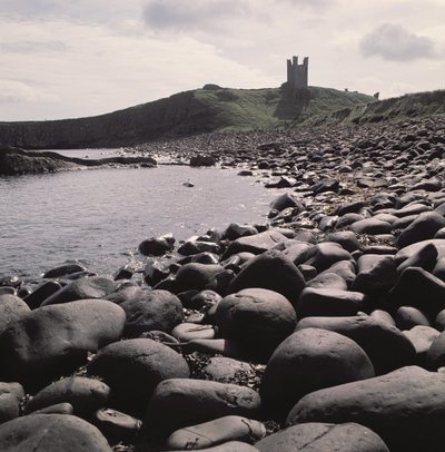 View of Dunstanburgh Castle, Northumberland by Unbekannt Unbekannt