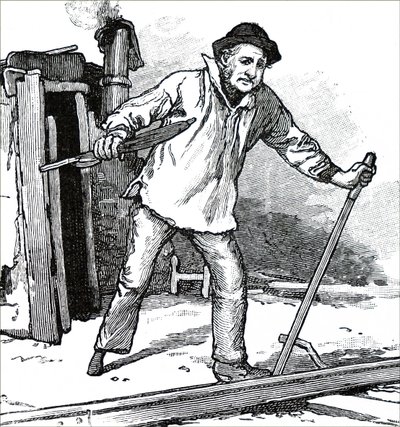 A signalman by Unbekannt