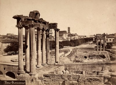A View of the Roman Forum by Unbekannter Künstler