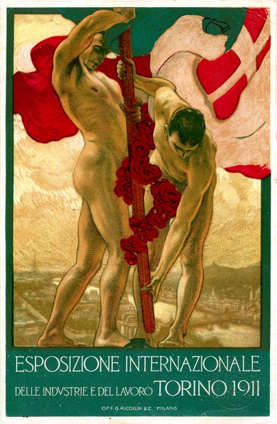 Advertisement for the Turin International by Unbekannter Künstler