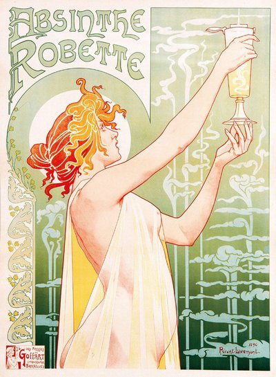 Advertisement for Absinthe Robette by Unbekannter Künstler