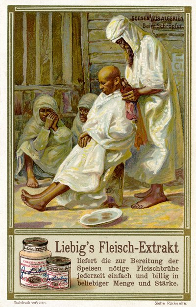 Algerian Scenes: At the barber