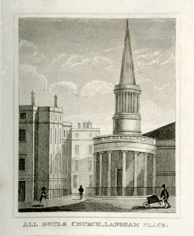 All Souls Church, Langham Place by Unbekannt