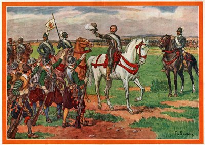 Battle of Ivry by Unbekannter Künstler