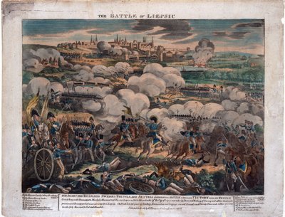 Battle of Leipzig by Unbekannt