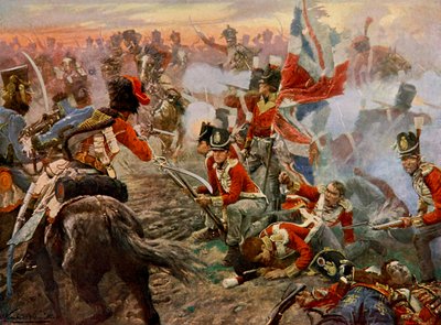 Battle of Quatre Bras in 1815 by Unbekannter Künstler