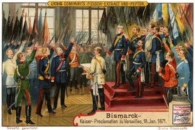 Bismarck in Versailles by Unbekannt