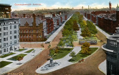 Boston: Commonwealth Avenue by Unbekannter Künstler