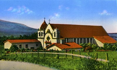 California: El Carmel Mission by Unbekannter Künstler