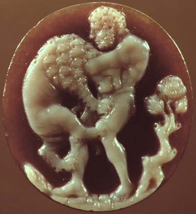 Cameo of Hercules and the Nemean Lion by Unbekannt