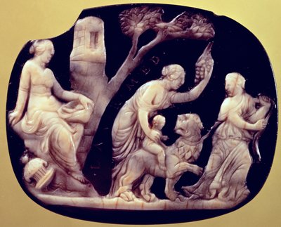 Cameo of the childhood of Dionysus by Unbekannt