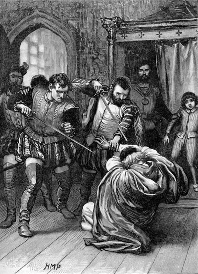 Cardinal Beaton is Assassinated, 29 May 1546 by Unbekannter Künstler