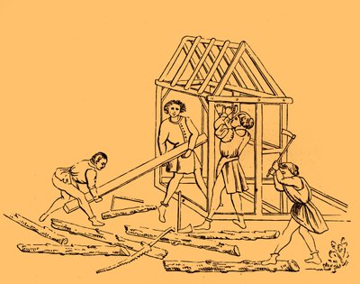 Carpenters by Unbekannter Künstler