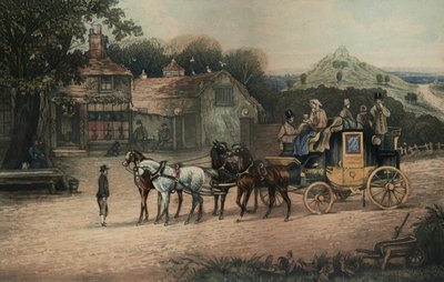 Carriage Scene by Unbekannter Künstler