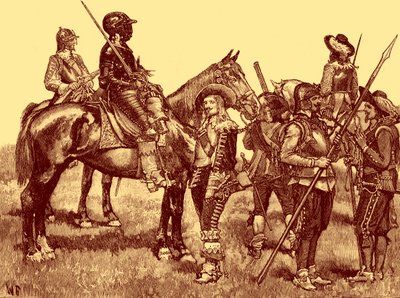 Cavalier Soldiers - English Civil War by Unbekannter Künstler
