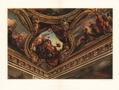Ceiling painting from the Palace of Versailles by Unbekannter Künstler